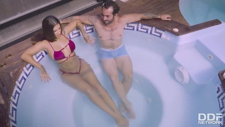 [DDFNetwork] - Susy Gala Shows Off Her Tattooed Body Poolside - Susy Gala