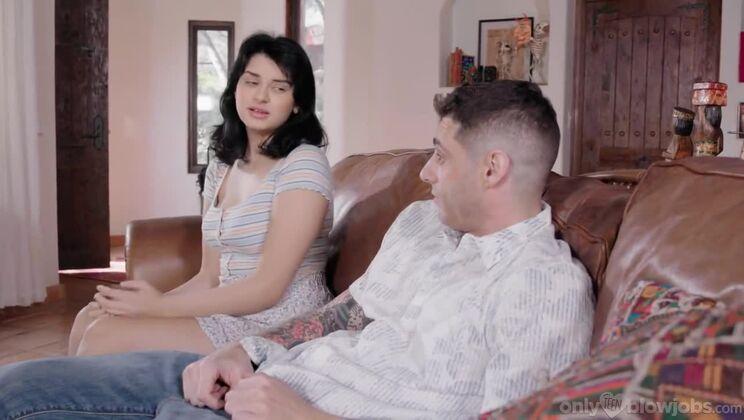 [OnlyTeenBlowjobs] - POV Blowjob from Big Tits Brunette Leda Lotharia - Leda Lotharia