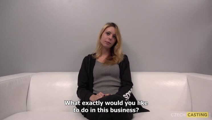 [CzechCasting] - Skinny Czech Nikola Rough Sex - Rina Ellis