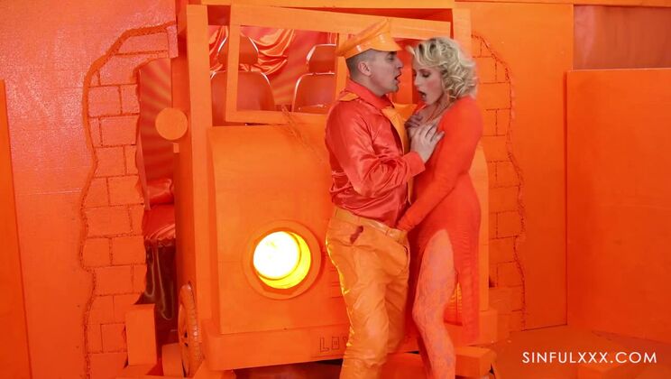 MILF Brittany Bardot Fucks in Colors On Fire 1