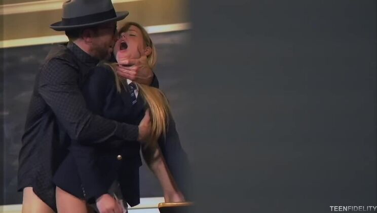 [TeenFidelity] - Scarlett Sage Young Teen Fucked in Classroom - Scarlett Sage - Ryan Madison