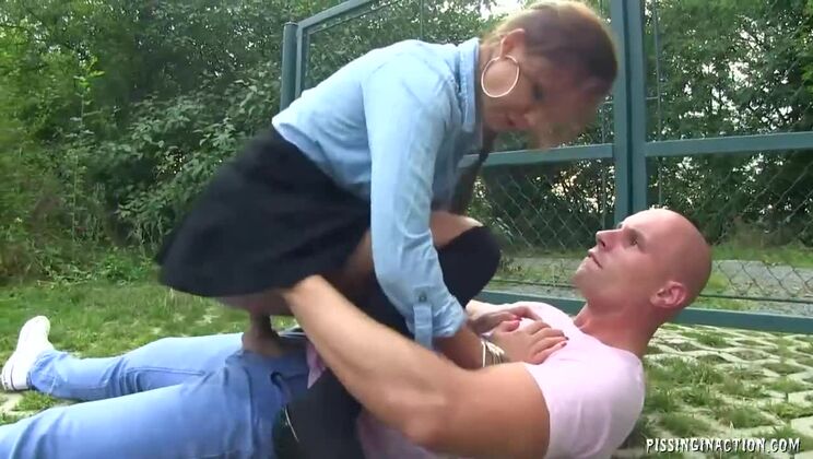 [Tainster] - Outdoor Piss Play with Tattooed Bella Anne - Big Tits - Bella Anne