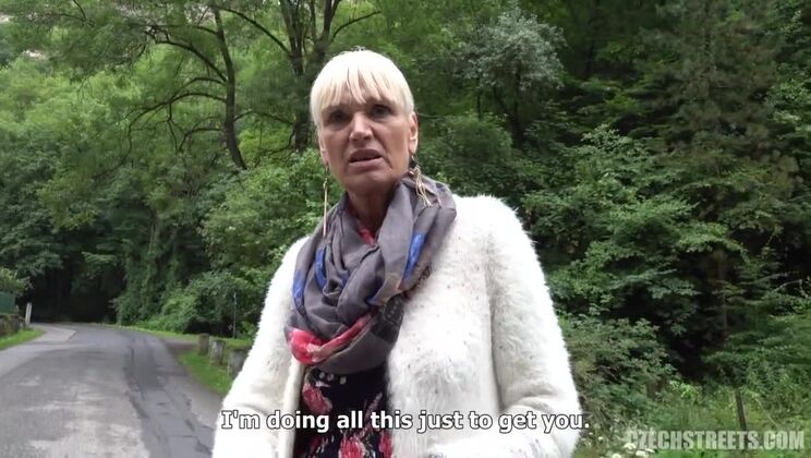 Big Breasts Czech Mature Blonde