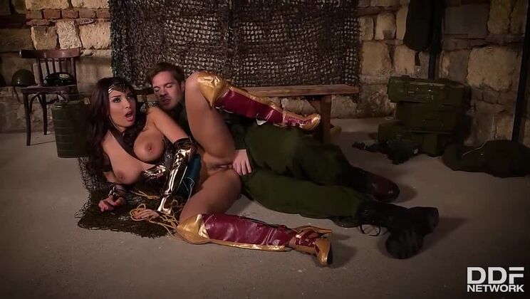 French Anal Queen Anissa Kate as Wonder Woman