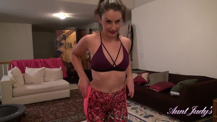 Auntie Cindy's Small Tits POV Blowjob