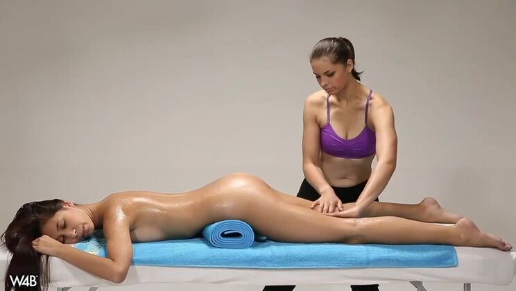 Lesbian Lovers Christy & Paula in Steamy Session