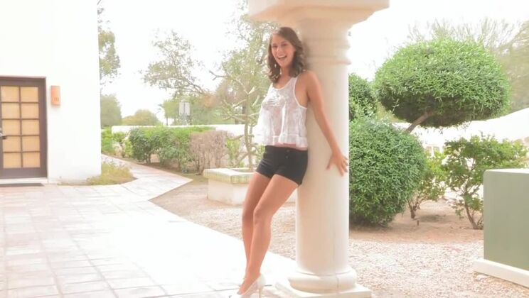 Young Nudist Presley Solo