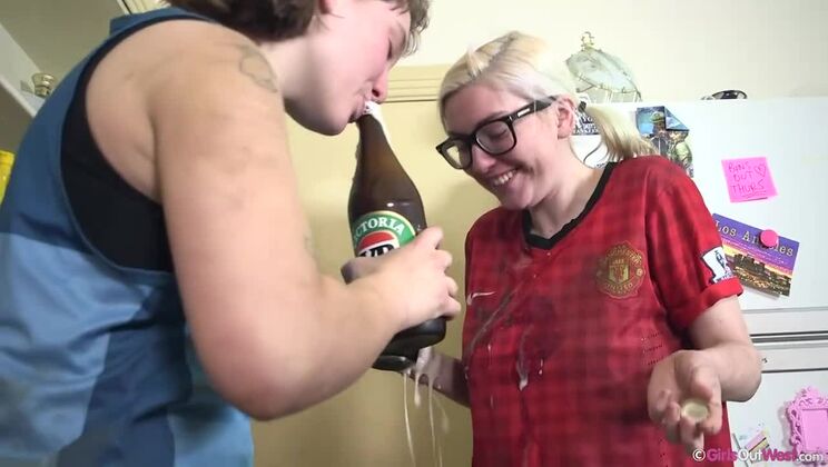 [GirlsOutWest] - Blonde & Brunette Soccer Girls