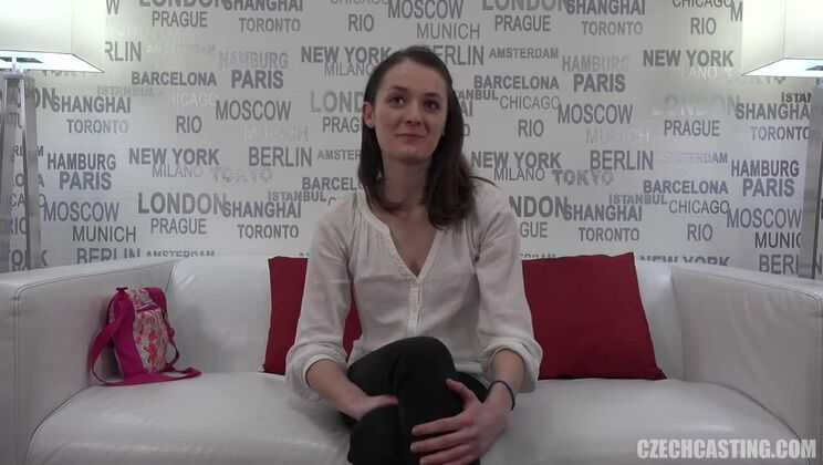 [CzechCasting] - Brunette Babe Eliska Gets Nailed in Casting