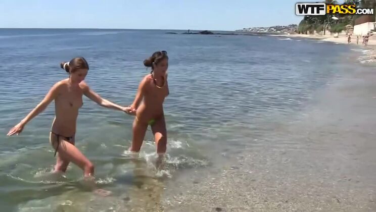 [WTFPass] - Lingerie-Clad Carol Vega Gets Nailed in Beach Orgy - Carol Vega