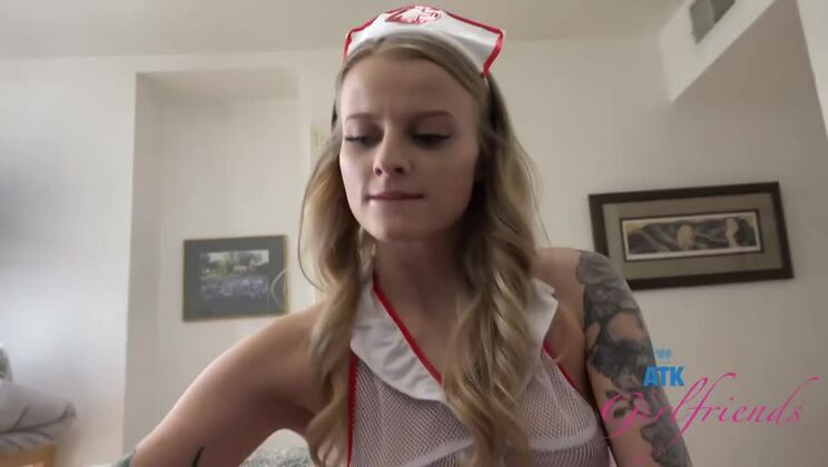 Nurse Paris White - Filling Both Holes at Once