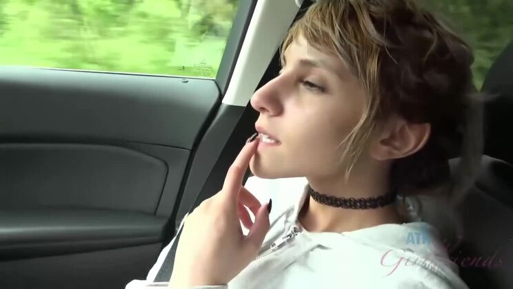 [ATKGirlfriends] - Shaved Pussy Hime Marie's Outdoor Adventure