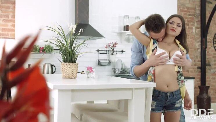 [EuroTeenErotica] - Kitchen Fun with a Russian Brunette Teen Girl