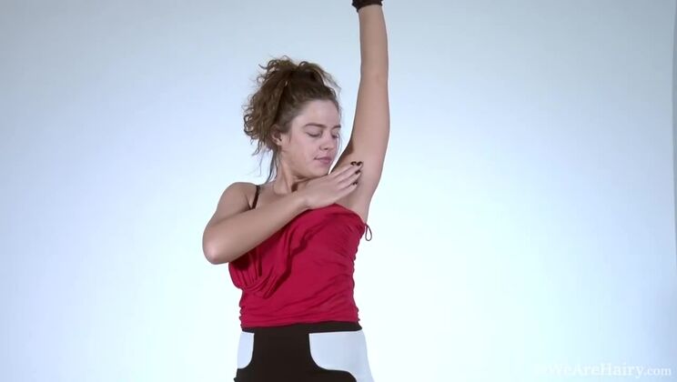 Dominique: Brunette, Hairy, and Naked