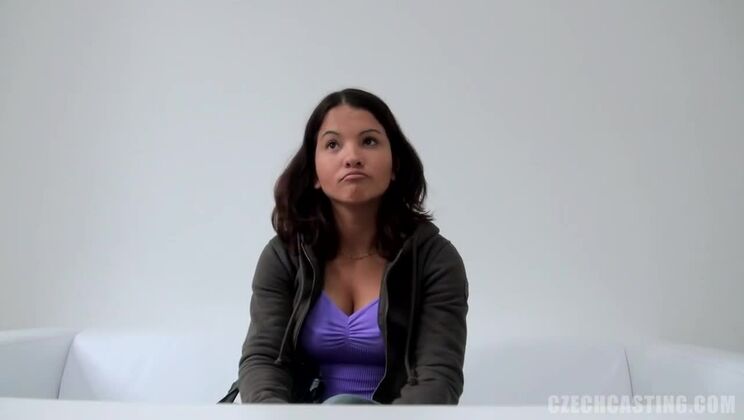 [CzechCasting] - European Brunette Sylvie in Casting Session - Ivana