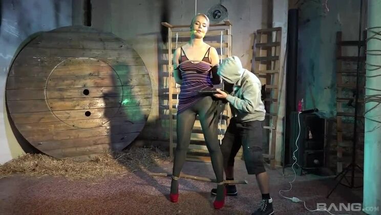 Nikky Dream Bound, Spanked, and Cumming on Vibrator