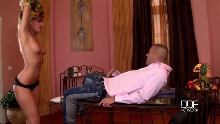 [OnlyBlowjob] - Creamy Blonde Tiffany Rousso in High Heels - Tiffany Rousso