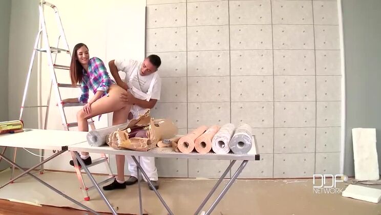 [HandsOnHardcore] - Brunette Demetris Anal Fucking - Demetris