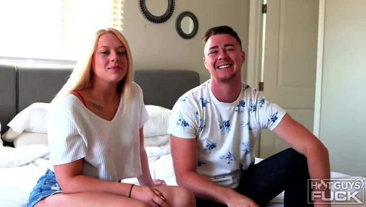 [HotGuysFuck] - Marie Jacob Squirts and Gets Fucked by a Big Cock