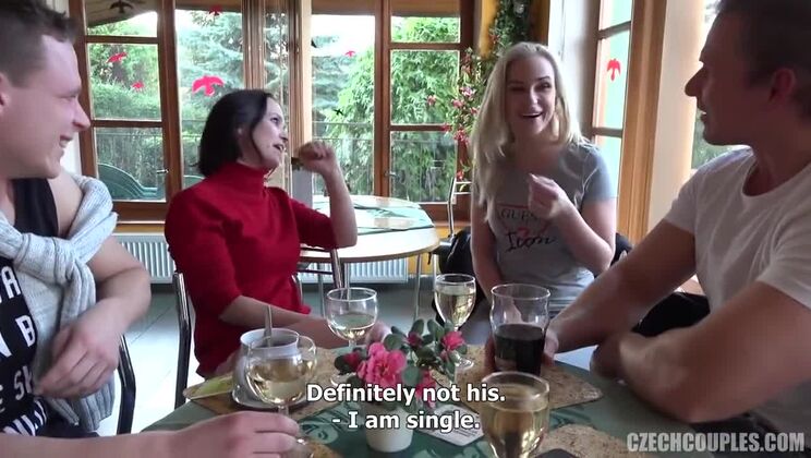 Blonde Czech Couples in POV Sex