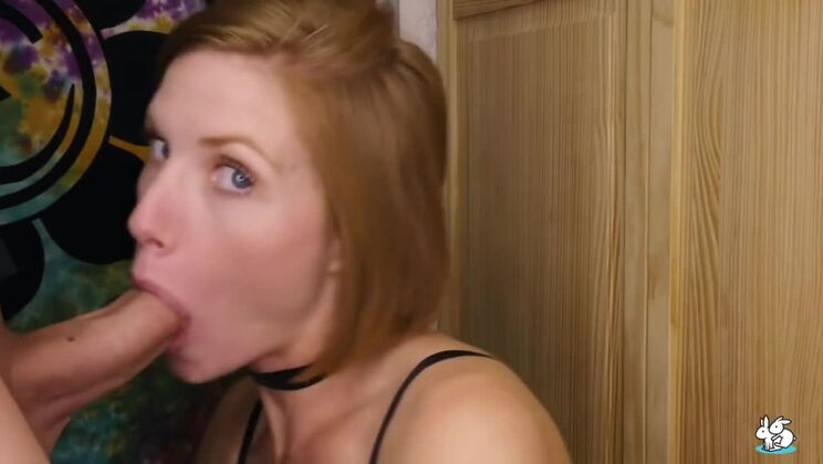 Redhead Teen with Big Tits Takes Cock
