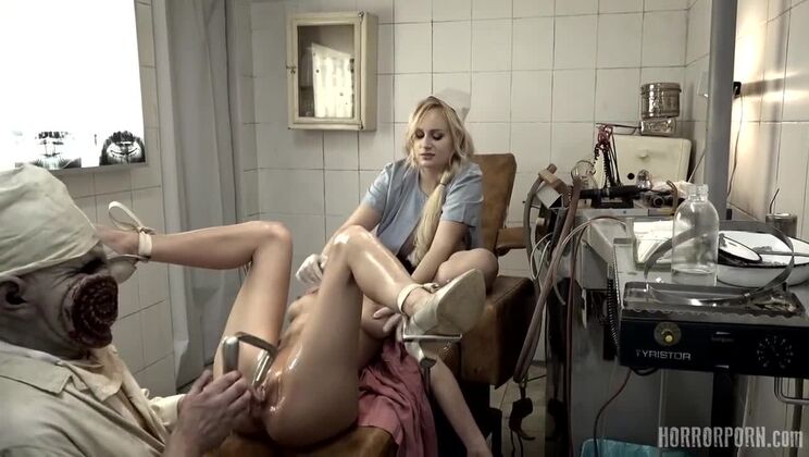 [HorrorPorn] - Tattooed MILF Seduces Dentist - Anal Sex