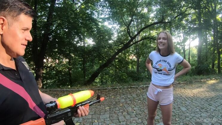 POV Facial for Blonde Alexis After Sushi