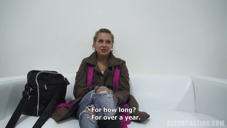 Sexy Blonde in European Casting