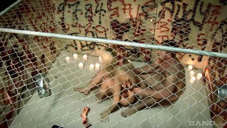 Blonde Takes Anal and Handjob in Gloryhole Fun