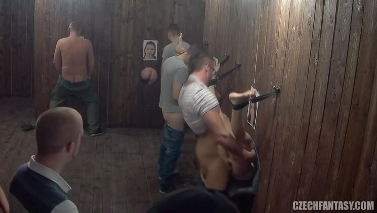 [CzechFantasy] - European Czech Blonde Big Tits Gloryhole Fun - Ariana Aimes - Alex Jett - Cali Caliente