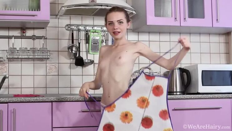 [WeAreHairy] - Chearry Alisa's Solo Lingerie Masturbation - Alisa Chearry