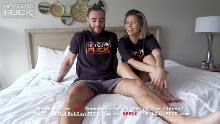 [HotGuysFuck] - Brunette Beauty Meghan Taylor and Kellan Hartmann's Passionate Encounter