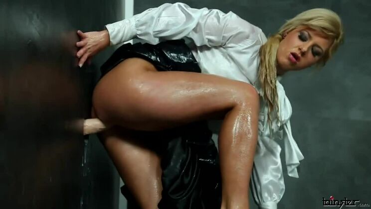 [Tainster] - Nathaly Cherie - Pierced Babe Plays with Gloryhole - Nathaly Heaven