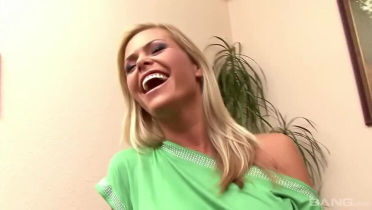 White Sex Toy Pleasures a Beautiful Blonde