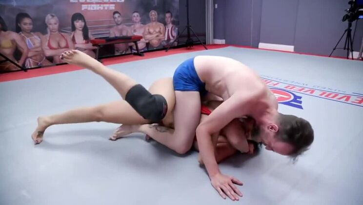 [EvolvedFights] - Sheena Ryder, Big Tits Brunette, Takes on Chad Diamond Anally - Sheena Ryder - Chad Diamond