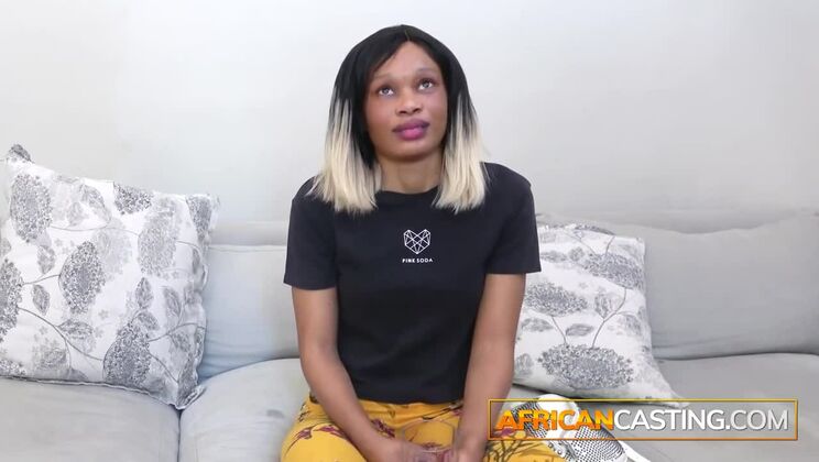 [AfricanCasting] - Exotic African Giuliana Loves Cumshots - Giuliana