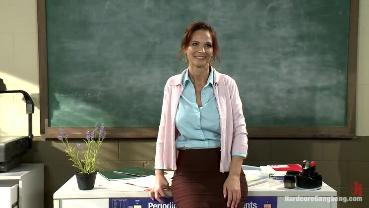 [HardcoreGangbang] - Giant Tits Syren Demer Fucked by Multiple Men - Bill Bailey - James Deen - Dane Cross - Syren Demer - Aaron Wilcoxxx - Astral Dust