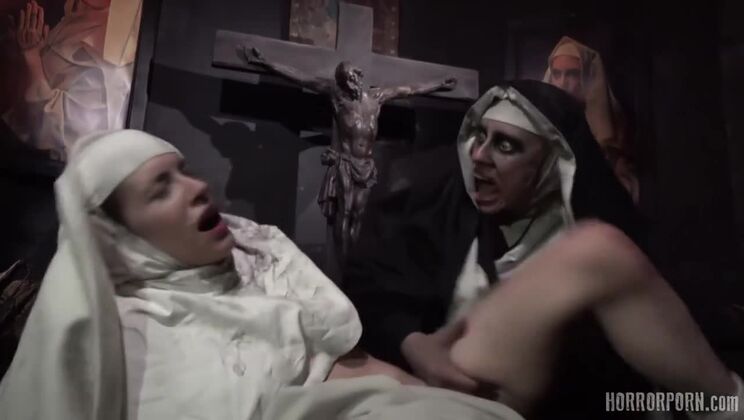 [HorrorPorn] - Big Cock Horror Sex - Nicky Rebel - Hannah Quinn
