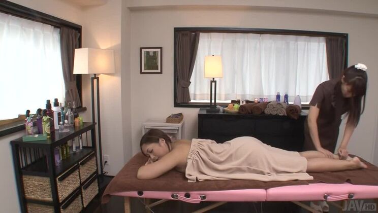 [JavHD] - Maika and Yuna Harumoto in Lesbian Sex Scene