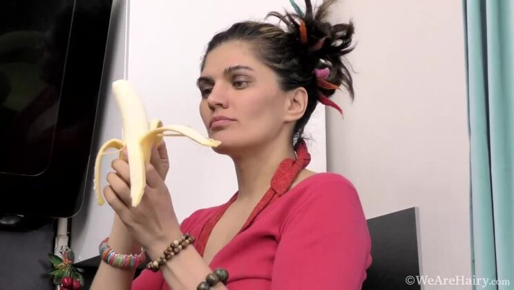 [WeAreHairy] - Ananda Ray’s Hairy Pussy Gets All The Attention In This Solo Scene