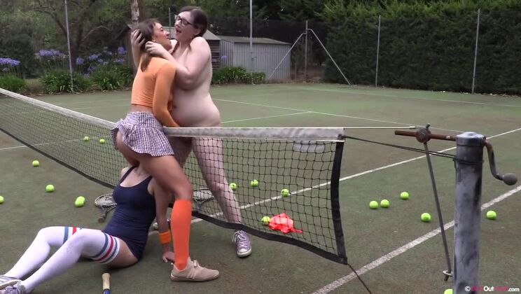 [GirlsOutWest] - Threesome with Stockings and Big Tits - Lilium - Loretta Wolf