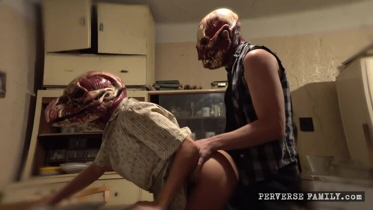 [PerverseFamily] - Mad Mask Hallucination - Perverse Step Family Hardcore Fuck