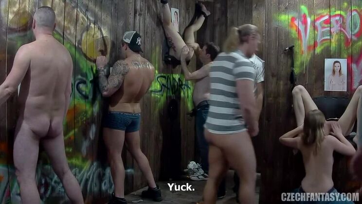 Czech Blonde & Brunette - Gloryhole Fantasy 11