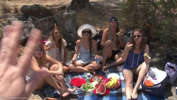 [GirlsOutWest] - Natacha, Debra, and Penelope D: Unfiltered Waterfall Interview - Yaya