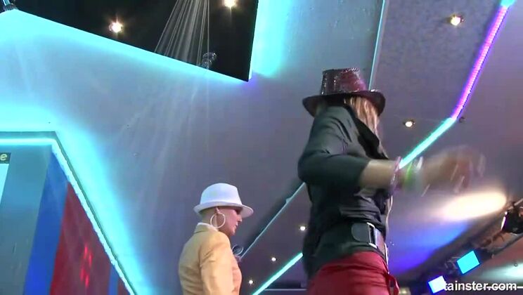 [Tainster] - Lesbian Lingerie Party with Cabiria and Eliss Fire