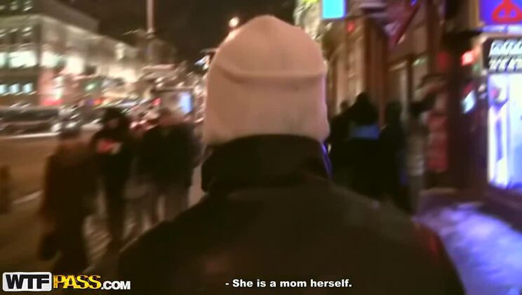 [PickupFuck] - Threesome Fuck in Public Bathroom - Redhead Slut and Friends