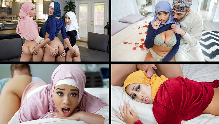 [TeamSkeetSelects] - Hijab Pleasure Palace - Aaliyah Hadid - Ella Knox - Penelope Woods - Willow Ryder