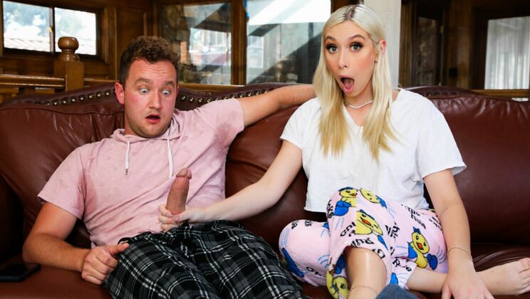 [OutOfTheFamily] - Blonde Stepsister Gets Creampie from Big Cock Van Wylde - Van Wylde - Kay Lovely