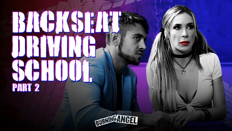 Masturbation and Blowjob in the Backseat