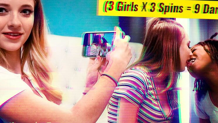 [SexTapeLesbians] - Lesbian Dare Party: 3 Girls, 9 Dares, 1 Epic Challenge - Riley Star - Kyler Quinn - Hazel Grace